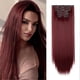 thumbnail image 4 of Long Straight Clip in Hair Extensions Heat Resistant Synthetic Hair Piece, 4 of 5