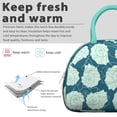 thumbnail image 3 of Insulated Lunch Bag Women, Reusable Seashell Conch Swirl Pattern Tote Lunch Box, Leakproof Cooler Lunch Bags for Work Office Travel Picnic, 3 of 4