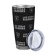 thumbnail image 2 of Taza térmica duradera de acero inoxidable 304 con tapa y pajita con temática del equipo de fútbol de los Raiders Taza térmica de acero inoxidable de 20 oz Taza para automóvil Adecuada para bebidas, 2 of 8