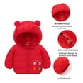 thumbnail image 6 of Baby Boys Girls Winter Coats Hoods Light Puffer Down Jacket Outwear 1-2 Years, 6 of 11