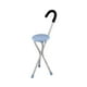 thumbnail image 3 of Asiento de bastón plegable, bastón de viaje, portátil, , comodidad para sentarse al aire libre Redondo Gris Yuyangstore bastón plegable, 3 of 8