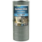 YardGard 308246B Galvanized Metal Hardware Cloth Fence, 1/2-In. Mesh, 19-Ga., 24-In. x 100-Ft. - Quantity 1
