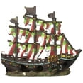 thumbnail image 2 of Penn-Plax Medium Striped Pirate Ship- resin, 2 of 2