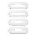 thumbnail image 1 of Raindrops Clear Range Hood Covering Plate 4Pcs Abs Enhanced Visibility Oval, 1 of 8