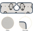 thumbnail image 3 of GZHJMY 2PCS Faucet Absorbent Mat, Penguins Washable Sink Splash Guard Drip Catcher, Kitchen Bath Countertop Microfiber Sink Drying Mats for Kitchen, 3 of 7