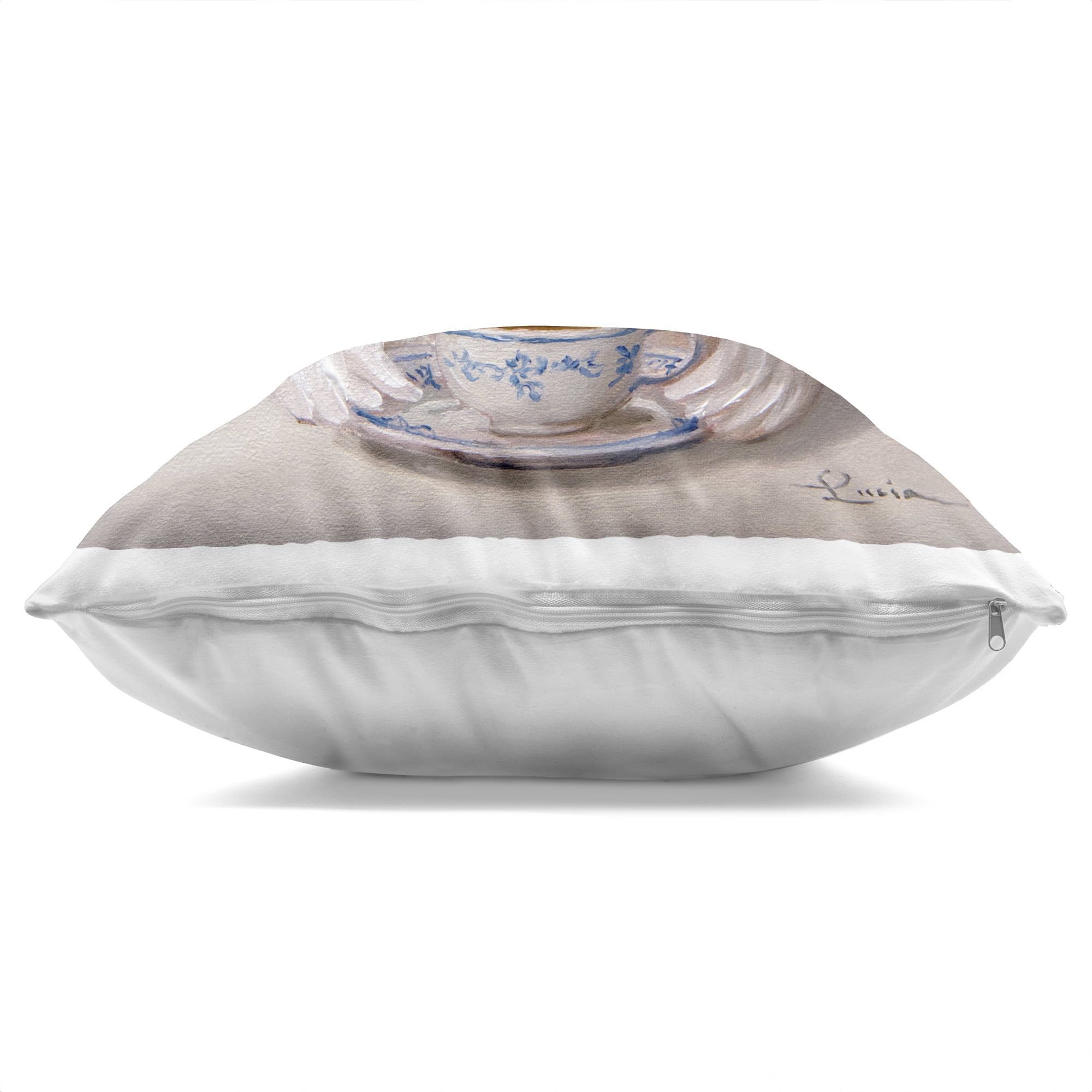 Stupell Industries Chicka Tea Chic Bird Decorative Printed Throw Pillow, design by Lucia Heffernan, 18 x 7 x 18
