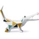 thumbnail image 1 of Amoy-art Estatua De Cocodrilo Escultura Animal Estatuilla Decoración Animal Moderna Interior Sala De Estar Regalo Artes De Resina 27cml Rojo Verde Cocina, Decoración y Otros, 1 of 5