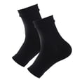 thumbnail image 3 of Opolski Unisex Anti-fatigue Sports Compression Foot Ankle Sleeve Support Brace Socks Black, 3 of 8