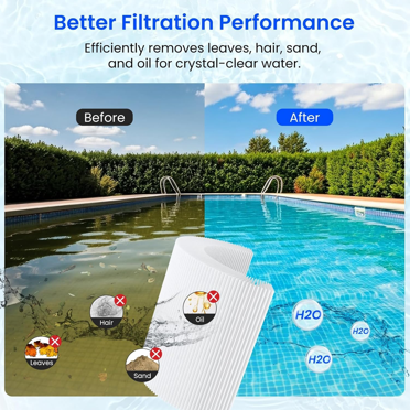 Got A Pentair Clean & Clear Plus 520? This 4-Pack Of Replacement Filter Cartridges Keeps Your Pool Sparkling Clean – Easy Install, Fits Multiple Models!