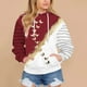 thumbnail image 2 of Sudaderas con capucha de manga larga con cordón y estampado de mariposas para mujer Fridja ghj987+3298, 2 of 6
