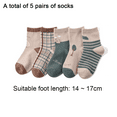 thumbnail image 2 of Girls Toddler Multi Pack Socks Set, 2 of 5
