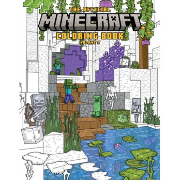 INSIGHT EDITIONS: Official Minecraft Coloring Book - Advanced Artists ...