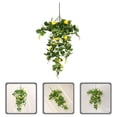 thumbnail image 3 of Rama de limón artificial para el hogar, decoración de limón con hojas verdes, ramo de limón falso, 3 of 4
