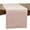 Blush, variant on Fennco Styles Pinsonic Velvet Solid Color Table Runner 16" W x 72" L - Blush Elegant Table Cover for Home, Dining Table Décor, Banquets, Family Gatherings and Special Occasions