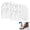 White, variant on Alignura 3-in-1 Pro Toe Straightener – Silicone Hammer Toe & Toe Separator Sleeves (Multi-Toe Alignment and Cushion)