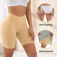 thumbnail image 3 of Womens Slip Shorts for Under Dresses High Waisted Smooth Anti Chafing Panties Yoga Biker Shorts, 3 of 5