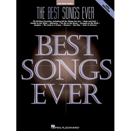 Big-Note Piano: The Best Songs Ever (Paperback) (Best Piano For Android)