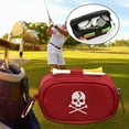 thumbnail image 5 of Golf Ball Tees Waist Pouch Holder Belt Sport Bag Container Zipper - Red, 5 of 8