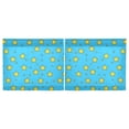 thumbnail image 3 of Yellow Star Pattern Tier Curtains Tier Kitchen Living Room Bedroom Balcony 2 Panels 27x36 Inch, 3 of 9