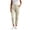 Beige, variant on Miluxas Women's Solid High Waisted Cargo Jogger Pants Lightweight Quick Dry Stretch Ankle Length Trousers with Pockets for Hiking Travel Black