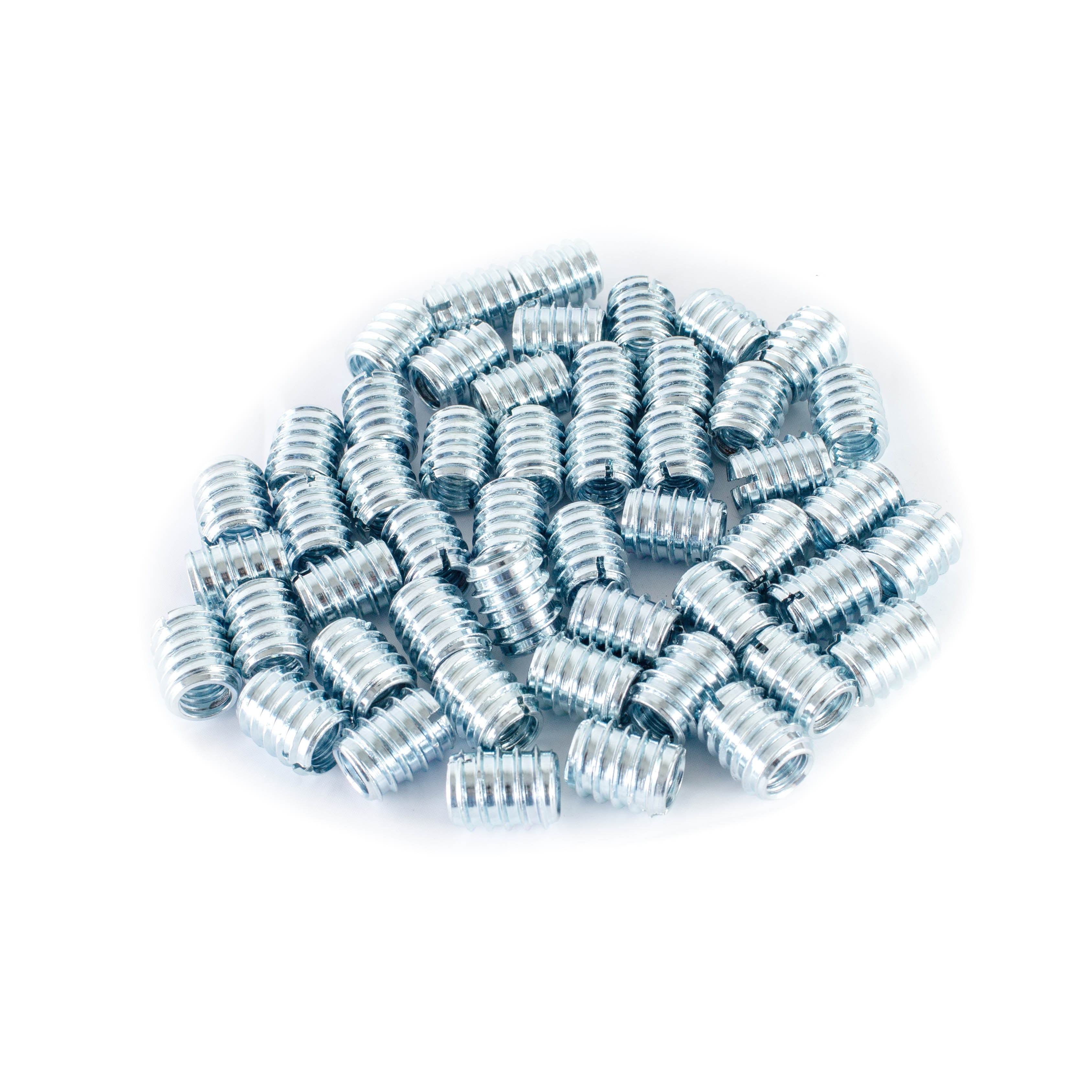 POWERTEC QTI1004 3/8"16 Threaded Insert for Wood Zinc Plated Screw