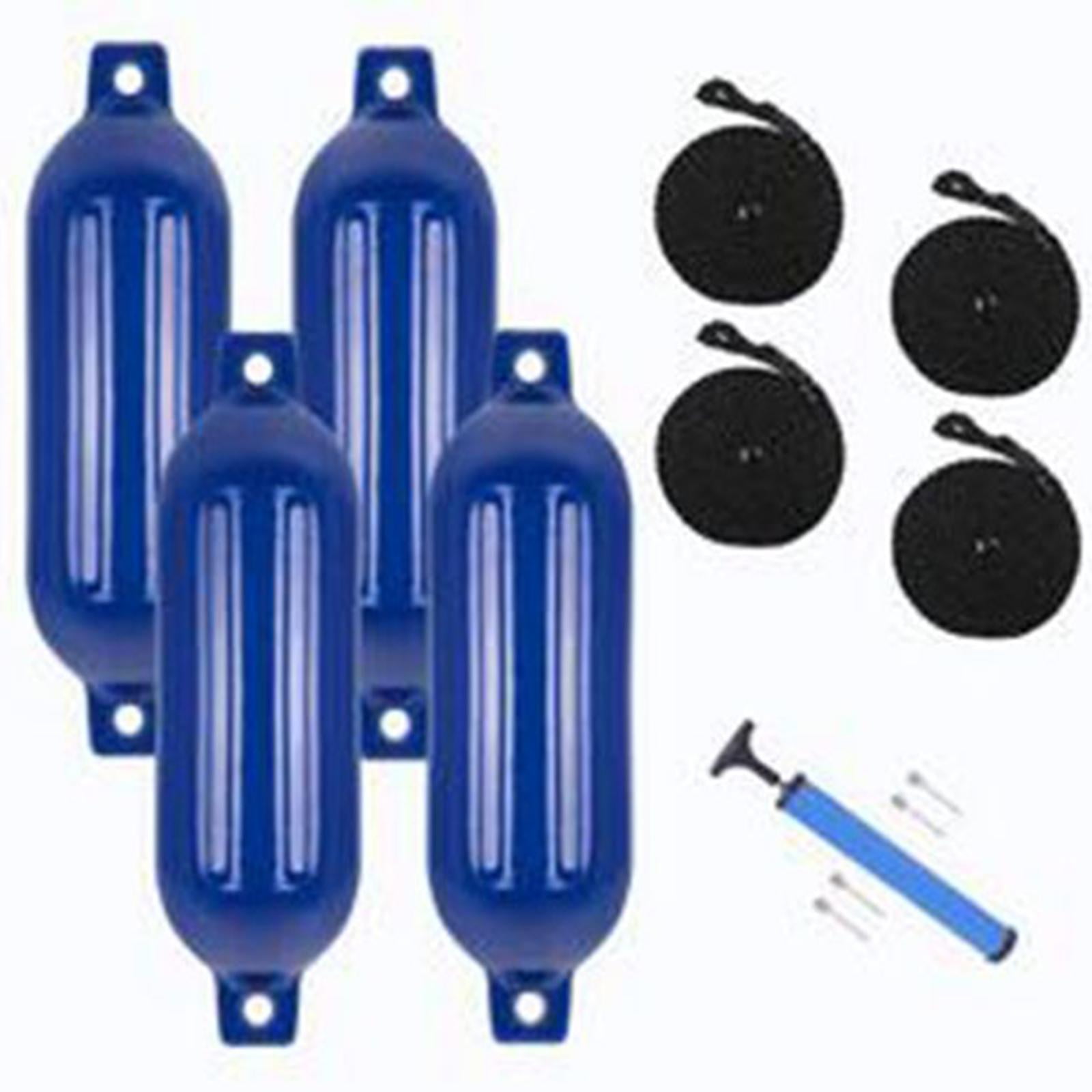 4Pcs Marine Boat Boat Bumpers s with 4 Ropes Use to Yacht Fishing Boats