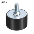 thumbnail image 3 of 4 Pack M10x28mm Thread Studs Rubber Shock 50x30mm Male Female 4 Pack M10 Lock Nuts, 3 of 6