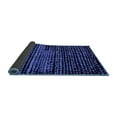 thumbnail image 2 of Ahgly Company Indoor Square Abstract Blue Modern Area Rugs, 4' Square, 2 of 4