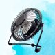 thumbnail image 3 of FELTECHELECTR Mini ventilador de mesa USB de 4 pulgadas, portátil, de alta velocidad, para dormitorio, oficina (negro), 3 of 7
