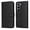 Black, variant on Wallet Phone Case for Infinix Hot 60i 4G with Card Holder and Stand Function Blue