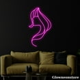 thumbnail image 4 of Glowneon Abstract Girl Neon Sign, Line Face Led Sign, Girl Neon Light, Beauty Shop Decor, 4 of 5
