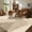 Geometric Brown, variant on Pentantan 5'x7' Area Rugs for Living Room, Machine Washable Modern Stripe Neutral Rug, Non Slip Low Pile Indoor Carpet for Bedroom Dining Room Office, Gray