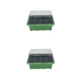 thumbnail image 2 of Monstrate Caja de 12 semillas para cultivo de plantas, cajas ventiladas, bandeja para plantar flores, cubierta de invernadero para germinación, 2piezas, 2 of 6