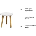 thumbnail image 5 of Wooden Stool Display Stand,Tall Indoor Plant Stand Small Round Side Table Plant Holder for Flower Pots, 5 of 5