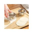 thumbnail image 3 of 3pcs Set Stainless Steel Round Dumpling Mold Cutter Cookies Cake Pastry Dough Cut, 3 of 4