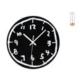 thumbnail image 1 of Reloj de pared,Reloj de pared silencioso y decorativo que no hace tictac,Reloj moderno de 12 pulgadas para pared de casa o oficina,sencillo.,Porta pajitas,Dispensador de pajitas con soporte de, 1 of 8