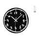 thumbnail image 1 of Reloj de pared,Reloj de pared silencioso y decorativo que no hace tictac,Reloj moderno de 12 pulgadas para pared de casa o oficina,sencillo.,Porta pajitas,Dispensador de pajitas con soporte de, 1 of 8