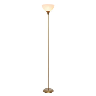 Mainstays 71 Inch Floor Lamp Silver, Floor Lamp That Shines Up