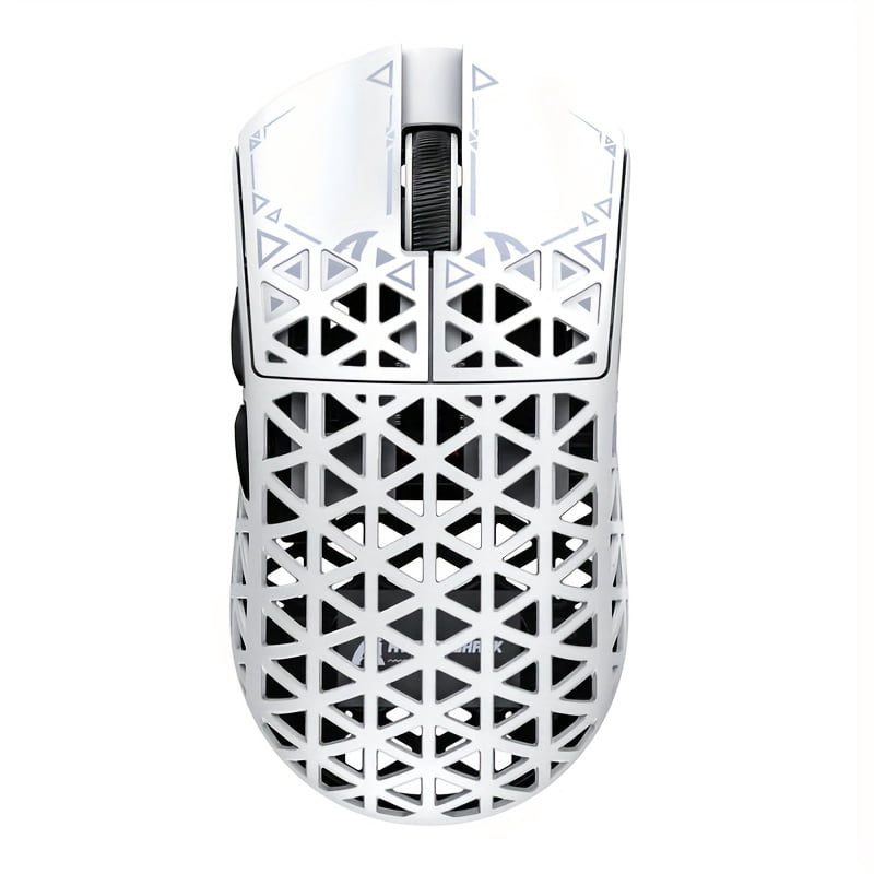 ATTACK SHARK R5 Ultra Carbon Fiber Wireless 8K PixArt PAW3950MAX Gaming Mouse with 8K Coiled Cable,39g SUPERLIGHT, 8K Hz Wireless Polling Rate, MCU Nodic 52840, DPI up to 42000, BT/2.4G Wireless/Wired