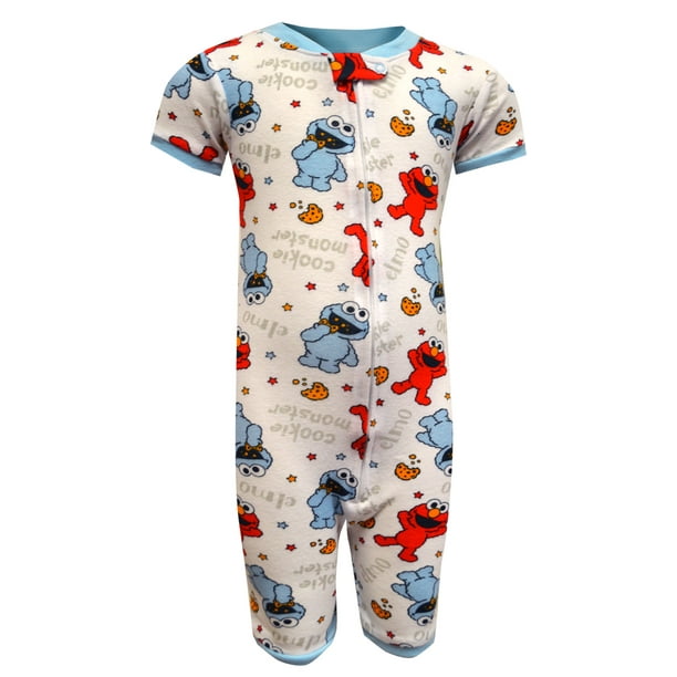 AME Sleepwear AME Sleepwear Boys' Sesame Street Cookie Monster Cotton