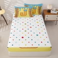 thumbnail image 4 of Homewish Light Blue Dripping Baseball Stitch Waffle Letter J Graphic Zipper Twin Comforter Sets with Fitted Sheet and 2 Pillowcases,Alphabet Graphic Zipper Bedding Set,4-Piece, 4 of 6