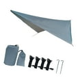 thumbnail image 3 of Kuntesetty Camping Tarp Accessories Lightweight Hammock Canopy for Picnic Travel Hiking Gray, 3 of 9
