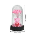 thumbnail image 3 of Valentine's Day Romantic I Love You Light-Up Dome with Teddy Bear & Flowers, Thoughtful & Refined for Loved Ones, Creating a Warm & Inviting Ambiance for Special Occasions, 3 of 3