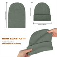 thumbnail image 2 of Harpily Women Men Girls Boys Teens Winter Warm Hat Unisex Beanie Winter Knitted Cuffed Soft Warm Hat For Men/Women Ski Watch Cap Beanie Hat,, 2 of 6