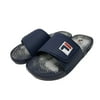 FILA Men's Massaggio Slippers Casual Slide Sandals (10, Fila Navy, White, Fila Red)