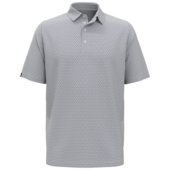 Callaway Golf Men's Chevron Printed Polo Shirt-Moisture Wicking,3X-Large Peacoat -