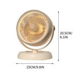 thumbnail image 2 of RKSTN portable fan Circulating Fan Desktop With High Wind Power And Silent Desk Fan That Can Be Rotated Up And Down To Adjust The Fan, 2 of 2