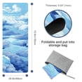thumbnail image 4 of Cloud High-Quality Gym Towels with Storage Bag, 72.8"x26.8", Ideal for Yoga, Pilates, Fitness, and More - Gym Towels， Yoga Mat Towel， Yoga Blanket, 4 of 6