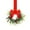 (C), variant on Wizlet 2026 New Mini Christmas Wreaths for Cabinets, 6 In Toself with Mini Christmas Wreaths, Artificial Green Plants, Berry for Door Widows Wall Cabinet Decor (G)