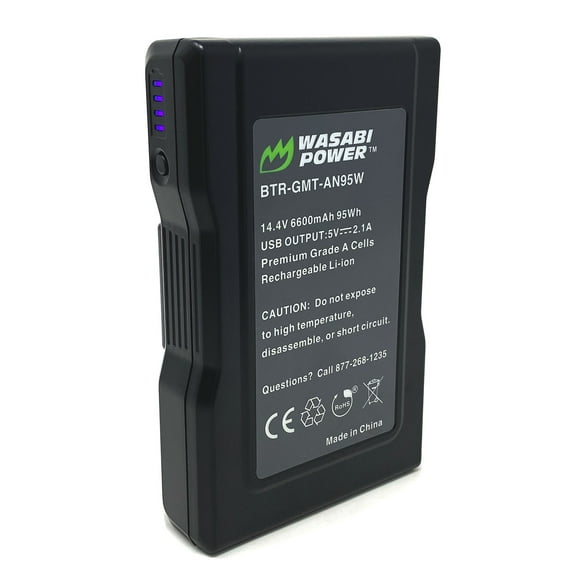Wasabi Power Gold Mount Battery (14.4V, 6600mAh, 95Wh)